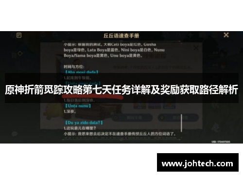 原神折箭觅踪攻略第七天任务详解及奖励获取路径解析